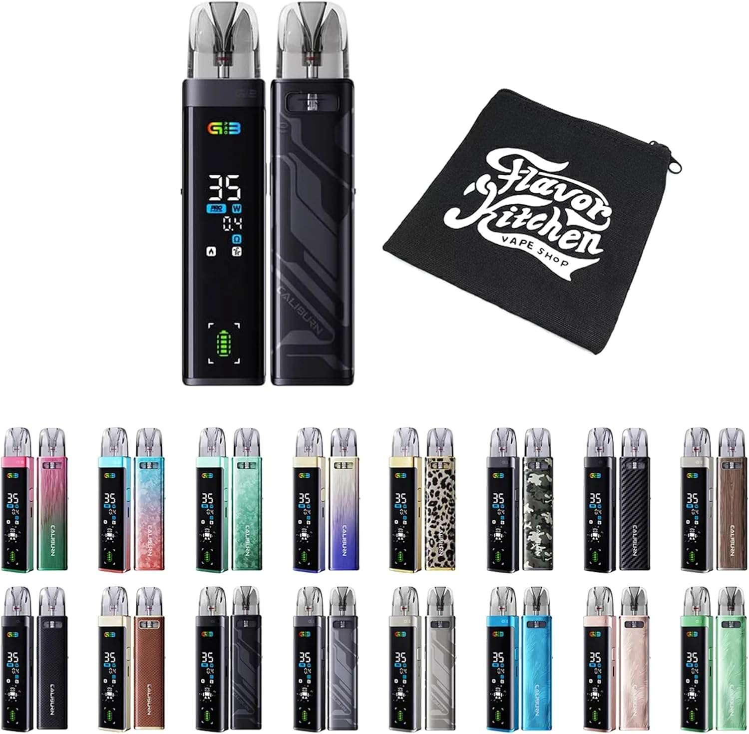 Uwell Caliburn G3 PRO 卡里蹦系列 | UWELL Caliburn G3 PRO 咖哩棒註油式小煙主機 | 全螢幕UI介面 | 35W可調輸出:圖片 3